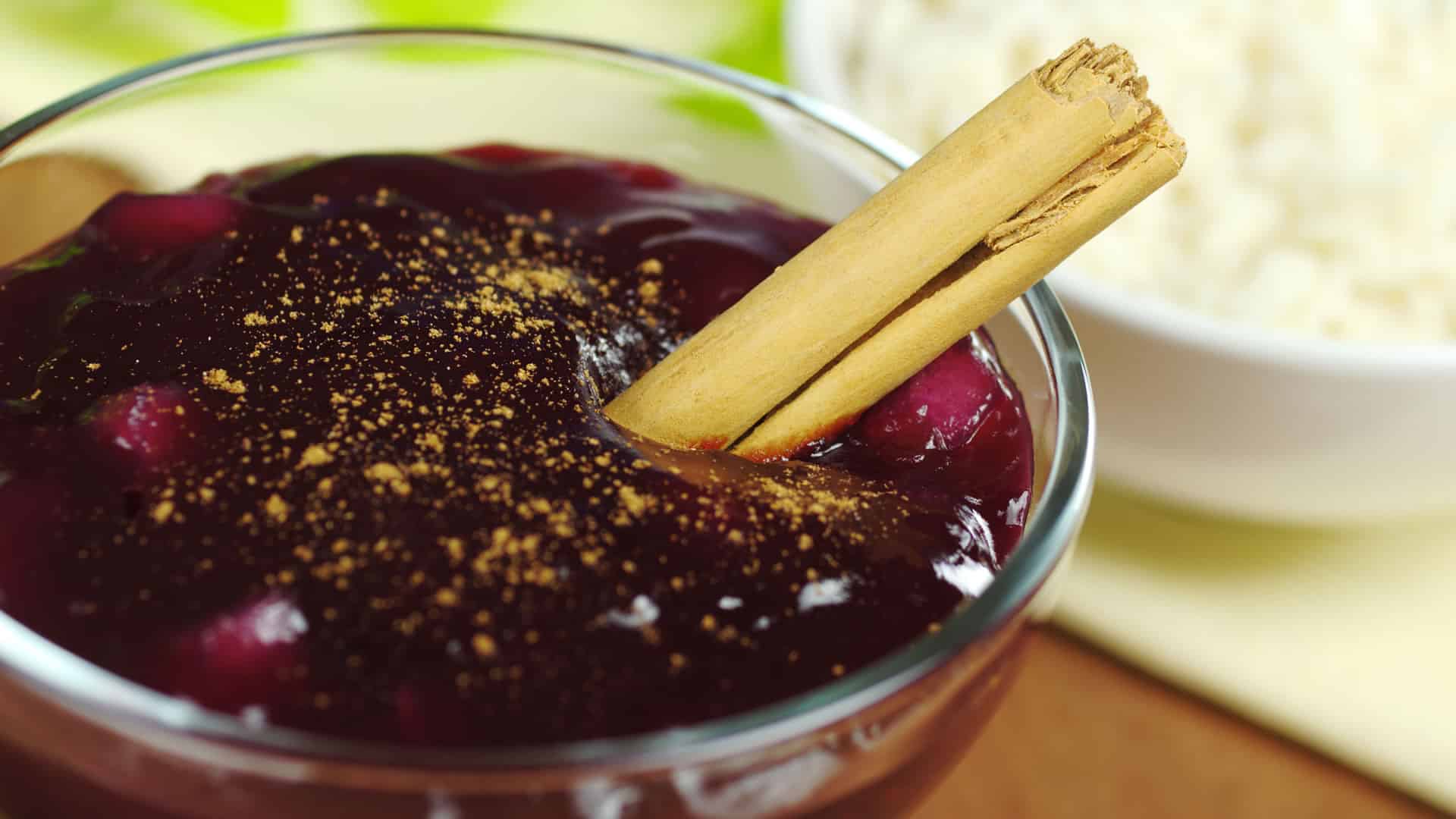 Receta de Mazamorra morada - Fácil - Jamear